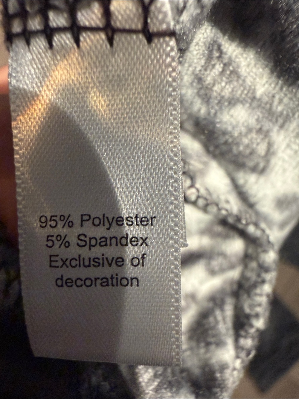 Donna Karan Gray and Black Leopard-Print Pajama Set (D) - Picture 4 of 4